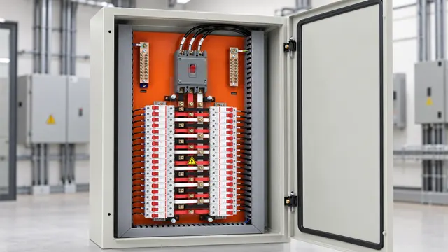 Quadro de distribuição trifásico