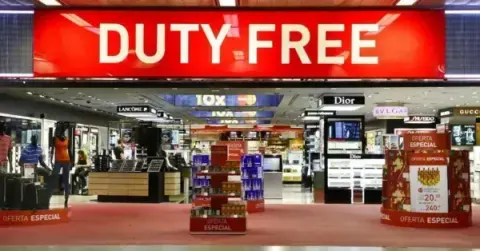 Logo Brasil Duty Free — cliente da THE Montagens Industriais (obras comerciais, instalações elétricas e manutenção predial)