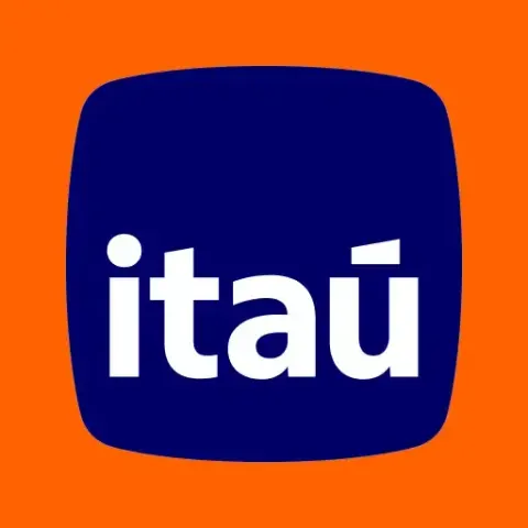 Logo Itaú — cliente da THE Montagens Industriais (prestadoras de serviços, instalações elétricas e manutenção predial)