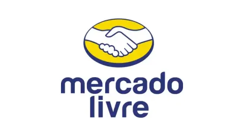 Logo Mercado Livre — cliente da THE Montagens Industriais (obras industriais, instalações elétricas e manutenção predial)