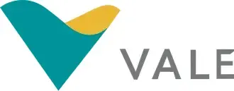 Logo Vale — cliente da THE Montagens Industriais (obras industriais, instalações elétricas e manutenção predial)
